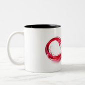 インフィニティと赤ワイン ツートーンマグカップ (左)