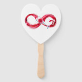 インフィニティと赤ワイン ハンドファン (裏面)