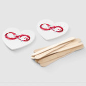 インフィニティと赤ワイン ハンドファン (組立なし)