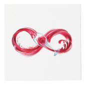 インフィニティと赤ワイン フォトキューブ (右)