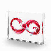 インフィニティと赤ワイン フォトブロック (右)