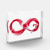 インフィニティと赤ワイン フォトブロック (左)