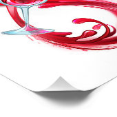 インフィニティと赤ワイン フォトプリント            (角)