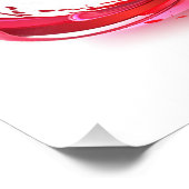 インフィニティと赤ワイン フォトプリント            (角)