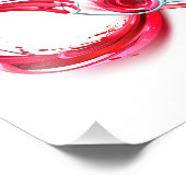 インフィニティと赤ワイン フォトプリント            (角)