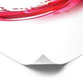 インフィニティと赤ワイン フォトプリント            (角)