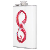 インフィニティと赤ワイン フラスク (左)