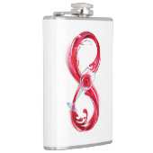 インフィニティと赤ワイン フラスク (右)