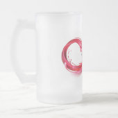 インフィニティと赤ワイン フロストグラスビールジョッキ (左)