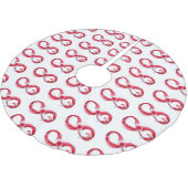 インフィニティと赤ワイン ブラッシュドポリエステルツリースカート (アングル)