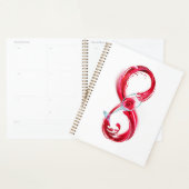 インフィニティと赤ワイン プランナー手帳 (ディスプレー)