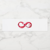 インフィニティと赤ワイン ペットボトルラベル (シングルラベル)