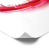 インフィニティと赤ワイン ポスター (角)