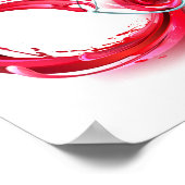 インフィニティと赤ワイン ポスター (角)