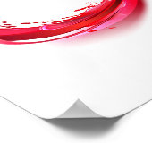 インフィニティと赤ワイン ポスター (角)