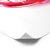 インフィニティと赤ワイン ポスター (角)