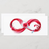 インフィニティと赤ワイン メニュー (正面/裏面)