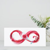 インフィニティと赤ワイン メニュー (スタンド正面)