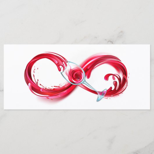 インフィニティと赤ワイン メニュー (正面)