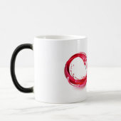 インフィニティと赤ワイン モーフィングマグカップ (左)