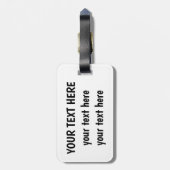 インフィニティと赤ワイン ラゲッジタグ (裏面縦)