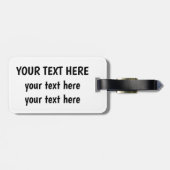 インフィニティと赤ワイン ラゲッジタグ (裏面横)