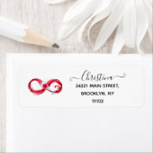 インフィニティと赤ワイン ラベル (インサイチュ)