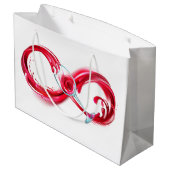 インフィニティと赤ワイン ラージペーパーバッグ (裏面アングル)