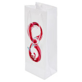 インフィニティと赤ワイン ワインギフトバッグ (裏面アングル)