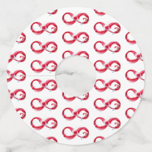 インフィニティと赤ワイン ワイングラスタグ