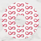 インフィニティと赤ワイン ワイングラスタグ (裏面)