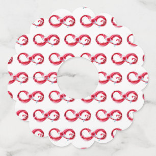 インフィニティと赤ワイン ワイングラスタグ