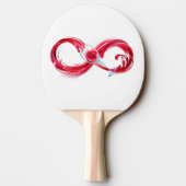 インフィニティと赤ワイン 卓球ラケット (裏面)