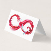 インフィニティと赤ワイン 名刺 (裏面)