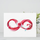 インフィニティと赤ワイン 招待状 (スタンド正面)