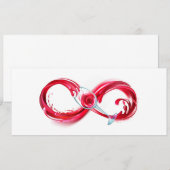 インフィニティと赤ワイン 案内状 (正面/裏面)