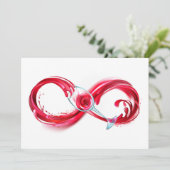 インフィニティと赤ワイン 案内状 (スタンド正面)