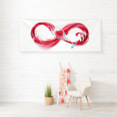 インフィニティと赤ワイン 横断幕 (インサイチュ)