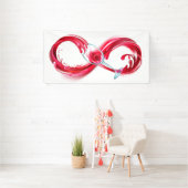 インフィニティと赤ワイン 横断幕 (インサイチュ)