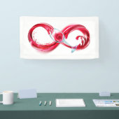 インフィニティと赤ワイン 横断幕 (トレードショー)