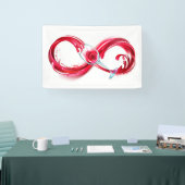 インフィニティと赤ワイン 横断幕 (トレードショー)