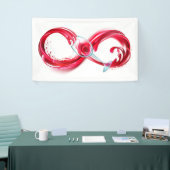 インフィニティと赤ワイン 横断幕 (トレードショー)