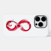 インフィニティと赤ワイン Case-Mate iPhoneケース (裏面 (横))