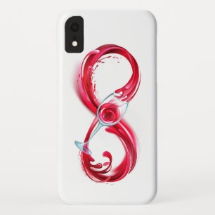 インフィニティと赤ワイン iPhone XRケース
