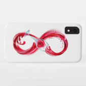 インフィニティと赤ワイン Case-Mate iPhoneケース (裏面(横))