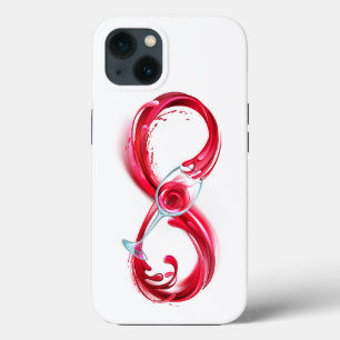 インフィニティと赤ワイン iPhone 13ケース