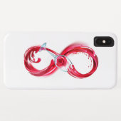 インフィニティと赤ワイン Case-Mate iPhoneケース (裏面(横))