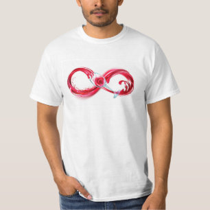 インフィニティと赤ワイン Tシャツ