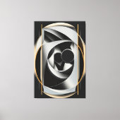 インフィニティのエコー キャンバスプリント (正面)