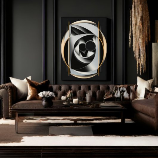 インフィニティのエコー キャンバスプリント